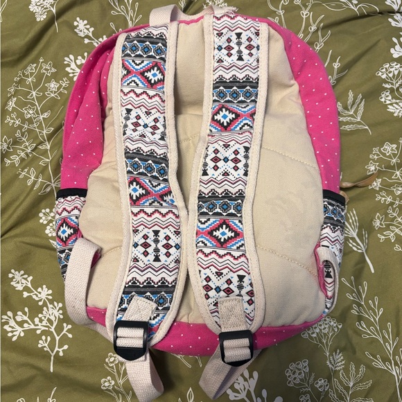 Pink Patterned Backpack - Picture 3 of 3